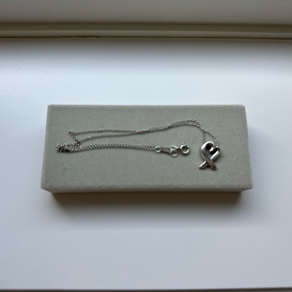 Tiffany & Co. Jewelry - Tiffany & Co. Sterling Silver Paloma Picasso Loving Heart Necklace